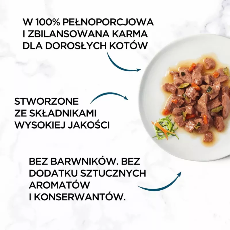 Purina GRMT PERLE GIGMV BEEF CRT šlapias maistas katėms 85 g