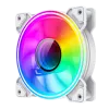 Gamemax Dual Ring Infinity korpuso ventiliatorius baltas