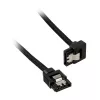 Corsair CC-8900278 Premium SATA kabelis su pynimu, kampuotas, 30 cm, juodas, 2 vnt. paketas