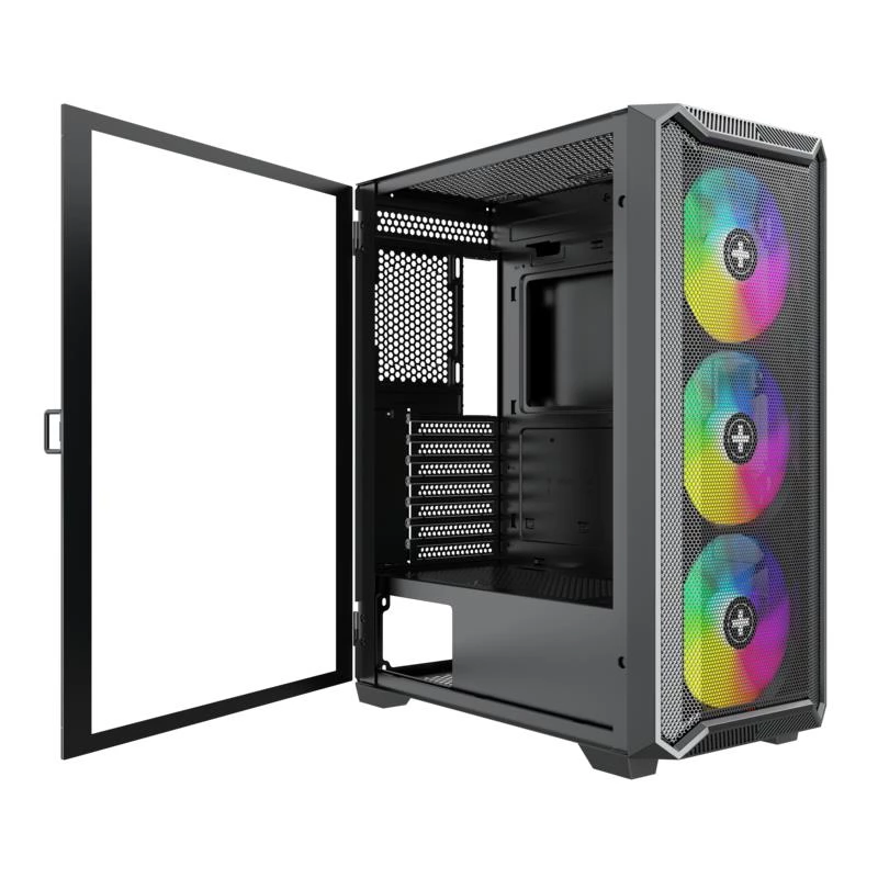 XILENCE XG161 Midi Tower korpusas, ATX/micro ATX/Mini-ITX, juodas
