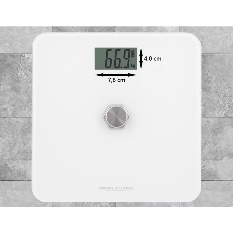 Svarstyklės kūno svoriui Profi-Care PC-PW 3112 — 180 kg, 100 g tikslumas, LCD ekranas