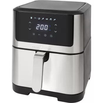 ProfiCook PC-FR 1269 H karšto oro gruzdintuvė 8 L 1800 W juoda, nerūdijantis plienas