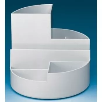 MAUL Round Box. Baltas rašiklių laikiklis (4117602)