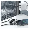 USB laidas RealPower MagneticCharge3 1m USB A juodas