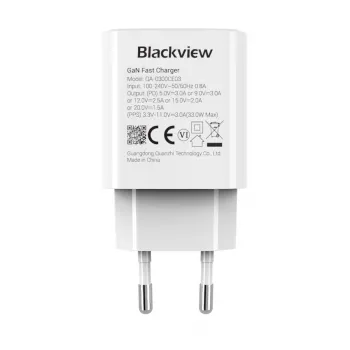 Kroviklis BLACKVIEW CHAR-33W/BV USB-C 33W greitas įkrovimas, juodas