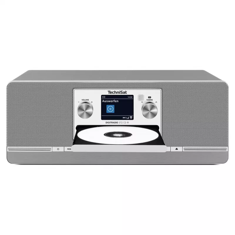 TechniSat DIGITRADIO 372 CD IR Internetinis radijas su DAB+ ir FM imtuvu, antracito ir sidabro spalvos