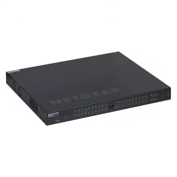NETGEAR GSM4248PX-100EUS valdomas tinklo jungiklis Managed L2/L3/L4 Gigabit Ethernet (10/100/1000) Power over Ethernet (PoE) juodas