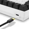 Sharkoon SKILLER SGK50 S3 klaviatūra mechaninė žaidimams USB AZERTY balta