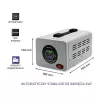 Qoltec 50724 Automatinis įtampos stabilizatorius AVR 2000VA