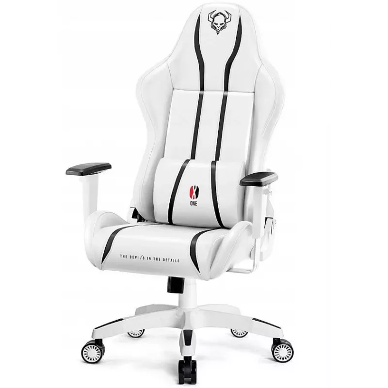 Kėdė Diablo X-ONE 2.0 Normal gaming balta ir juoda