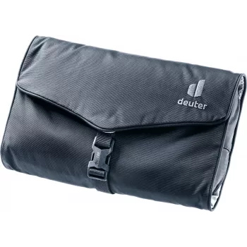 Muilinė Deuter Wash Bag II – sulankstomas kelioninis higienos reikmenų organizatorius, juoda
