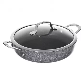 Gili keptuvė su dviem rankenomis BALLARINI Salina Granitium 24 cm 75002-811-0