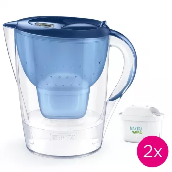 Vandens filtro ąsotis BRITA Marella XL su 2 MAXTRA PRO mėlynais keičiamaisiais filtrais