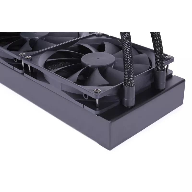 Alphacool T38 procesoriaus skysčio aušinimo komplektas 12 cm juodas