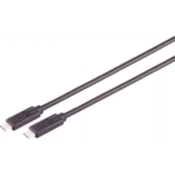 USB kabelis S/CONN 13-63005 USB4 Gen 3x2 0.25 m USB C juodas