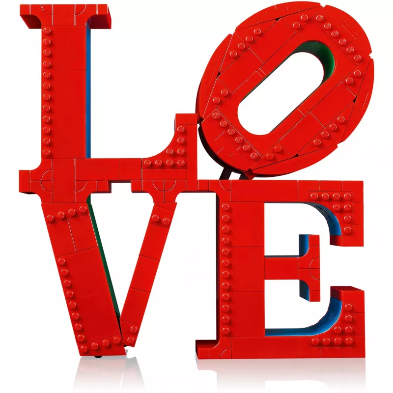 LEGO ART 31214 LOVE – Statomas pop meno modelis