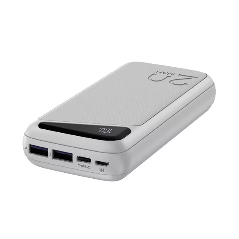 Nešiojamas išorinis akumuliatorius Navitel PWR20 MX WHITE 20000 mAh