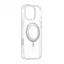 Magnetinis dėklas Baseus SkyRing 360° iPhone 16 Pro – skaidrus, su 360° sukamu žiedu