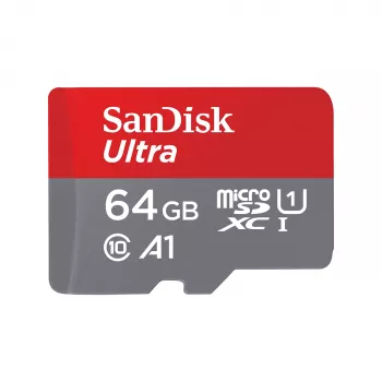 „SanDisk“ 64 GB „MicroSDHC“ UHS-I „Ultra“ SDSQUNR-064G-GN6TA
