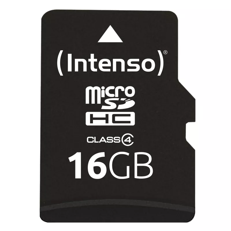 Atminties kortelė Intenso 16GB MicroSDHC Class 4 3403470