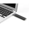 DeLOCK kombinuotas keitiklis M.2 NVMe PCIe arba SATA SSD į USB 3.2 Gen 2, juodas