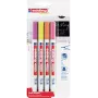 Marker Edding 4085/4N – kreidinis markeris 1–2 mm, neoninis, 4 vnt. rinkinys