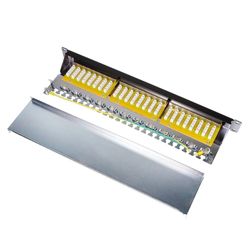 Logilink TUO-NP0048 Juoda – 24 prievadų RJ-45 skirstomoji plokštė, 1U