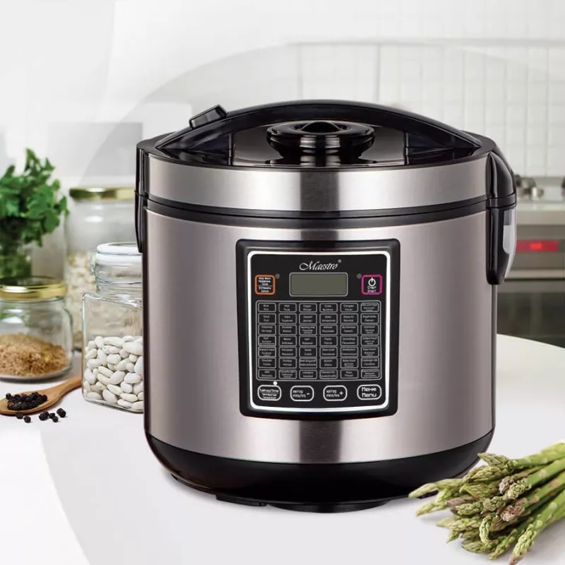 Daugiafunkcis puodas Maestro MR-793 5 L, 900 W, Nerūdijantis plienas/Juoda, 42 automatinės programos, 40–160 °C
