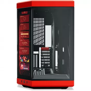 HYTE Y70 Touch Infinite Midi Tower Juoda, Vyšninė spalva