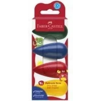 Rašymo kreidelės Faber-Castell 120408 Mėlyna Žalia Raudona Geltona 4 vnt.