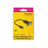 Serijinis kabelis DeLOCK 63908 Juodas 0.15 m DB-9