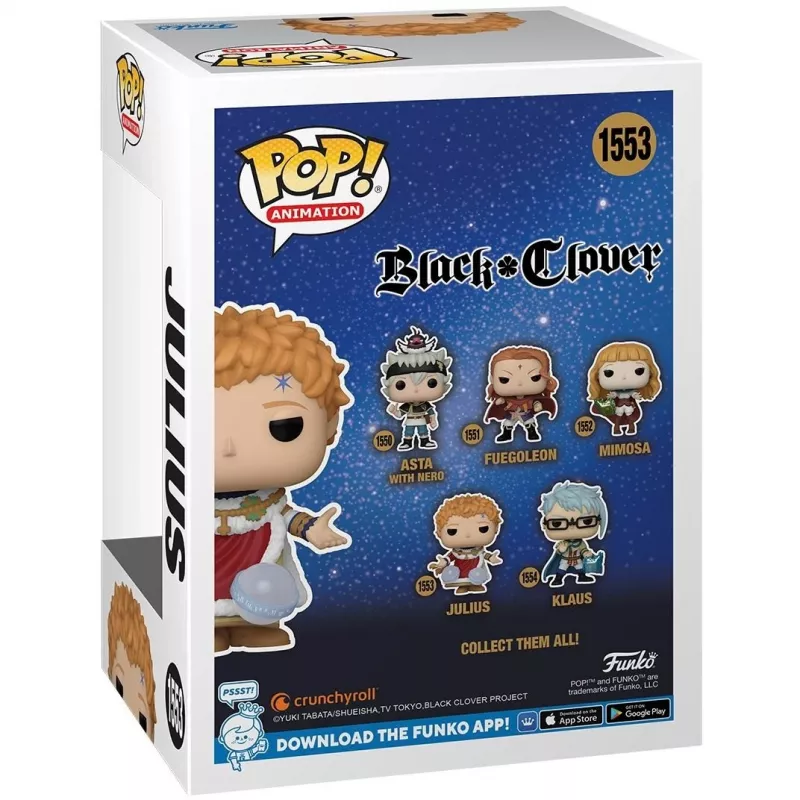 Funko Pop figūrėlė Black Clover Julius (143274)