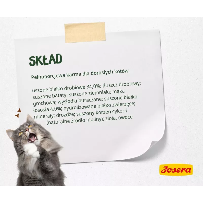 Sausas kačių ėdalas Josera NatureCat su žuvimi 10 kg