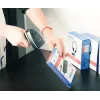 Manhattan 2D ilgo nuotolio LED brūkšninių kodų skaitytuvas, USB, 450 mm nuskaitymo gylis, maksimalus aplinkos apšvietimas 100 000 liuksų (saulės šviesa), palaikomos simbolikos – 1D (x21 versijos) ir 2D (x10 versijos), RJ45 į USB 1,8 m laidas (USB-A), juod