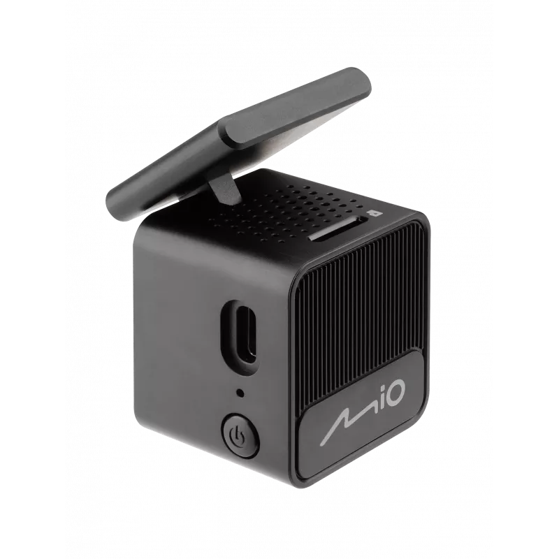 Mio MiVue J20 Full HD vaizdo registratorius su Wi-Fi, cigarečių degtuko adapteriu, juodas