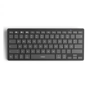 Belaidė Bluetooth klaviatūra Inateck KB01003 QWERTZ juoda – universali, QWERTZ išdėstymas