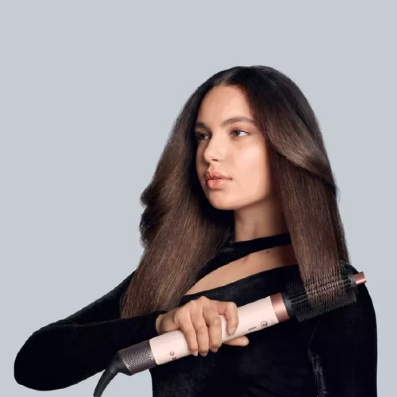 Dyson Airwrap Coanda2x Straight + Wavy Multistyler, kremiškai rožinis auksas, 1700 W, belaidis ryšys Bluetooth (pažeista pakuotė)