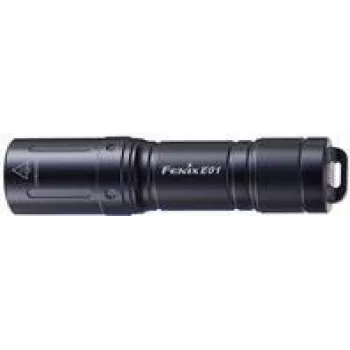 Kišeninis žibintuvėlis Fenix E01 V2.0 Juodas LED 100 lm IP68