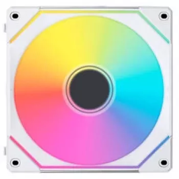 Lian Li UNI FAN SL-INF 140 ARGB Reverse Blade PWM korpuso ventiliatoriai - Balti, 3 vnt. pakuotė