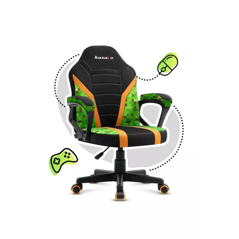 Žaidimų kėdė vaikams Huzaro Ranger 1.0 Pixel Mesh
