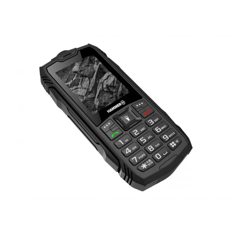 Mobilusis telefonas MyPhone Hammer Rock Dual Juodas, 5,5 colio