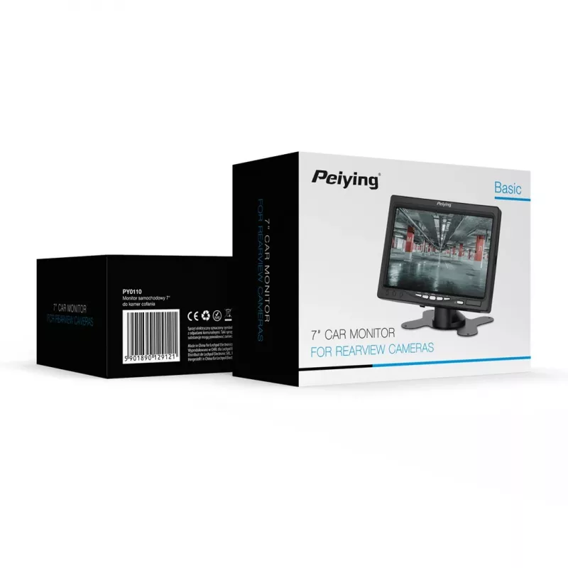 Peiying automobilinis monitorius galinio vaizdo kamerai 7 inch PY0110