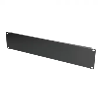 Extralink Front Blank Panel 2U 19 colių juodas plieninis aklinis skydas