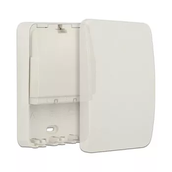 Sieninė jungiamoji dėžutė DELOCK 86262, 82×120×31 mm, balta