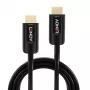 Lindy 20m Hibridinis šviesolaidinis itin didelės spartos HDMI laidas, 20 m, HDMI A tipo (standartinis), HDMI A tipo (standartinis), 48 Gbit/s, garso grįžtamasis kanalas (ARC), juoda