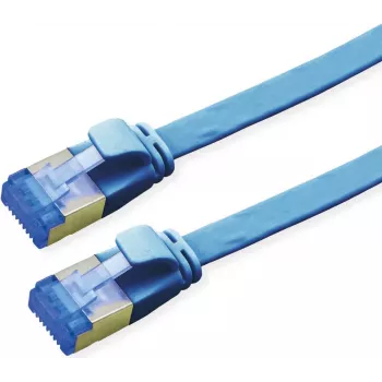 VALUE Patch Cable Cat.6A (Class EA) FTP, itin plokščias, mėlynas, 1,5 m (21.99.2154)