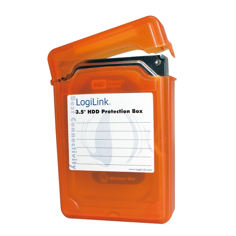 Apsauginė dėžutė HDD 3,5 colio, oranžinė