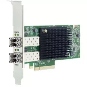 Brocade Emulex LPE35002-M2 – Pagrindinės magistralės adapteris – PCIe 4.0 x8 žemo profilio – 32 Gb/s Fibre Channel 7 kartos (trumpoji banga) 2 prievadai