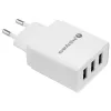 everActive SC-300 mobiliųjų įrenginių kroviklis (3x USB, 3,4A), baltas