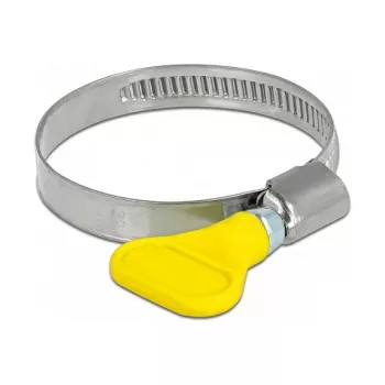 Žarna spaustukas drugelis DeLOCK 400 SS 32–50 mm 5 vnt geltoni